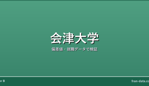 会津大学はやばい？恥ずかしい？偏差値・就職データで検証