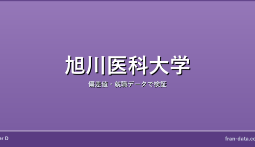 旭川医科大学はやばい？Fラン？偏差値・就職データで検証