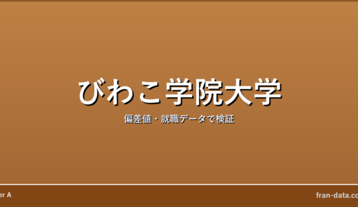 びわこ学院大学はFラン？偏差値・就職データで検証