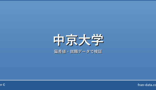 中京大学は恥ずかしい？誰でも入れる？偏差値・就職データで検証