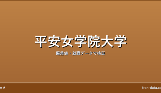 平安女学院大学はやばい？偏差値・就職データで検証