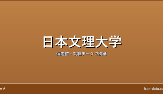 日本文理大学はFラン？偏差値・就職データで検証
