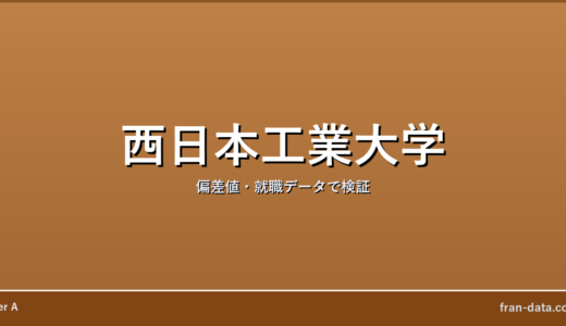 西日本工業大学はやばい？Fラン？偏差値・就職データで検証