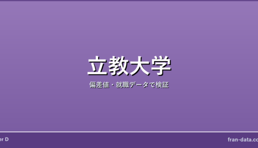 立教大学は恥ずかしい？やばい？偏差値・就職データで検証