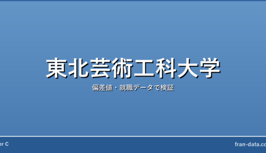 東北芸術工科大学はやばい？恥ずかしい？偏差値・就職データで検証