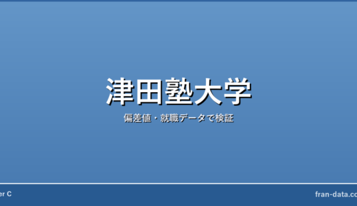 津田塾大学は恥ずかしい？やばい？偏差値・就職データで検証